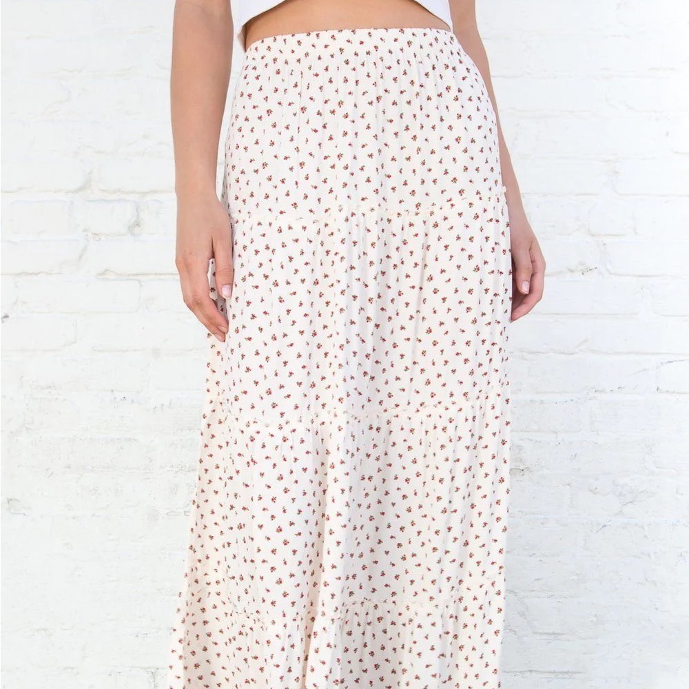 Brandy Melville Izzy Floral Skirt